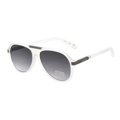 Guess Men's Sunglasses  Gf0237-27b  57 Mm Gbby2 In Gray