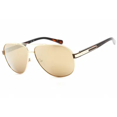 Guess Men's Sunglasses  Gf0247-32g Golden  61 Mm Gbby2