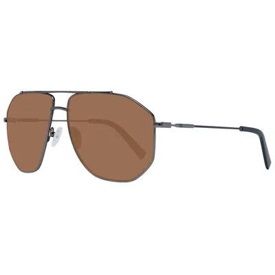 Guess Men's Sunglasses  Gf5087 6308e Gbby2 In Brown