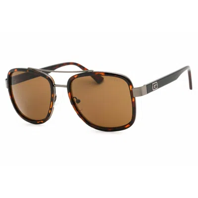 Guess Men's Sunglasses  Gf5091-52e Gbby2 In Brown