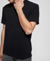 Guess Men's Textured Stripe T-shirt In Black