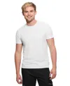 Guess Men's Textured Stripe T-shirt In White