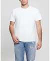 Guess Men's Textured Stripe T-shirt In White