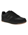 Guess Men's Teylar Low Top Lace Up Fashion Sneakers In Black Multi