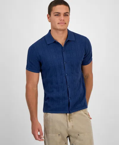 Guess Men's Topanga Pointelle Shirt