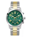 Guess Men's Two-tone Multi-function Watch, 44mm In Gold