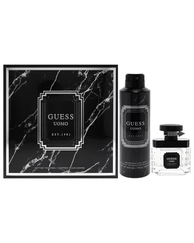 Guess Men's Uomo 2pc Gift Set In Black