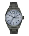 Guess Men's Vertigo Blue Dial Watch In Gray