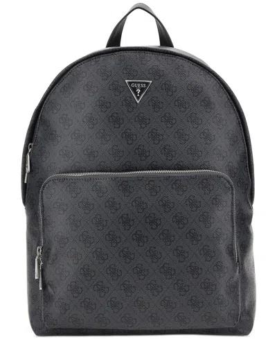 Guess Men's Vezzola Compact Logo Backpack In Black