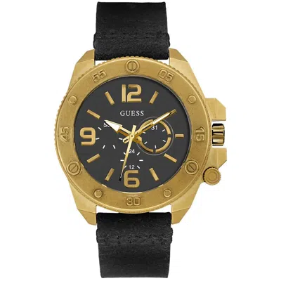 GUESS MEN'S VIPER BLACK DIAL WATCH