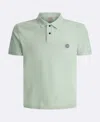 Guess Men's Washed Polo Shirt In Grey Mark