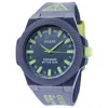 Guess Outspoken Men's 40mm Quartz Watch In Purple