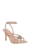 Guess Merlota Ankle Strap Sandal In Light Pink