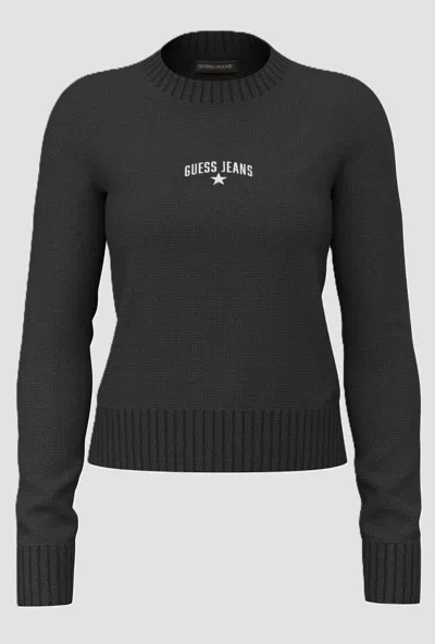 Guess Mesh With Star Logo Black Woman