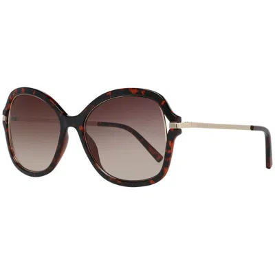 Guess Metal & Plastic Women's Sunglasses In Brown