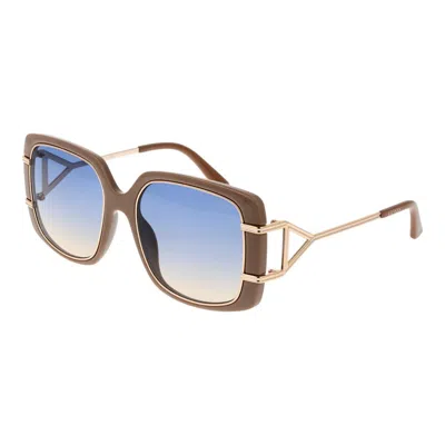 Guess Metal & Plastic Women's Sunglasses In Brown