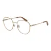 Guess Metal Glasses Women's (frames) In Neutral