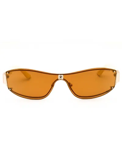 Guess Metal Shield Women's Sunglasses In Orange