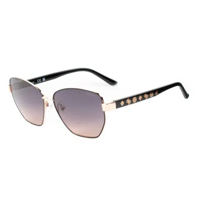 Guess Black Metal Sunglasses In Multi