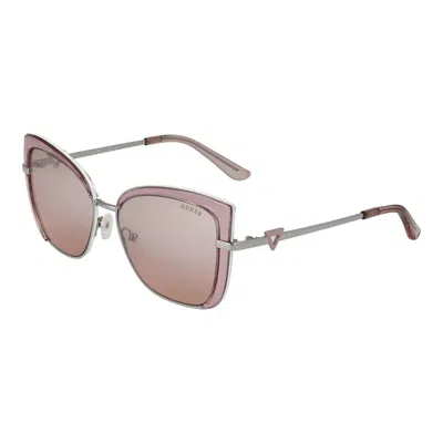 Guess Metal Women's Sunglasses In Pink