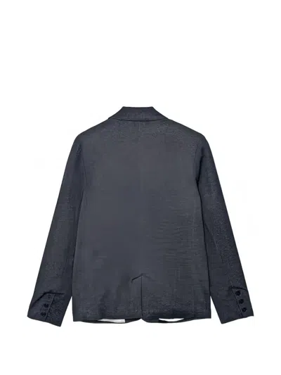 Guess Kids' Metal-appliqué Blazer In Blue