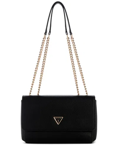 Guess Micaela Convertible Crossbody In Black