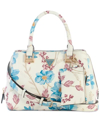Guess Micaela Small Girlfriend Satchel In Floral