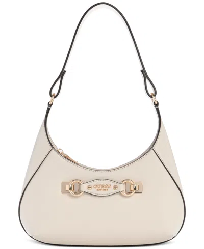Guess Mimina Small Top Zip Shoulder Bag In Gray