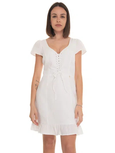 Guess Mini Dress In White