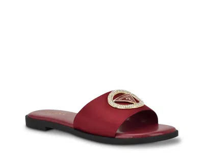 Guess Mirria Slide Sandal In Animal Print