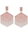 Guess Mixed Stone Hexagon Chandelier Earrings