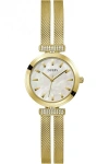 Guess Women's Analog Gold Tone Stainless Steel And Mesh Watch, 28mm