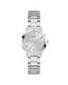 Guess Women's Silver-tone Stainless Steel Bracelet Watch, 34mm