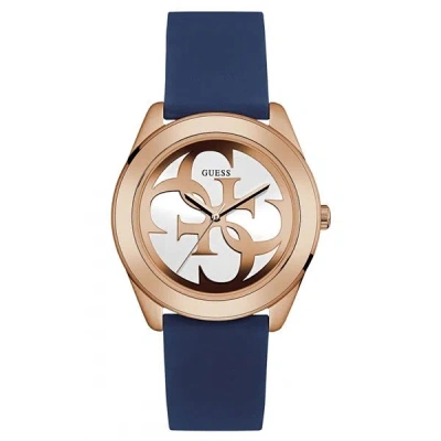 Guess Women's Analog Blue Silicone Watch 40mm