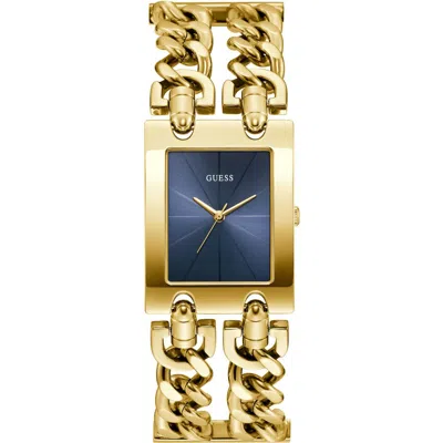 Guess Mod Heavy Metal Indigo Dial Bracelet Watch, 28mm X 36mm In Multi