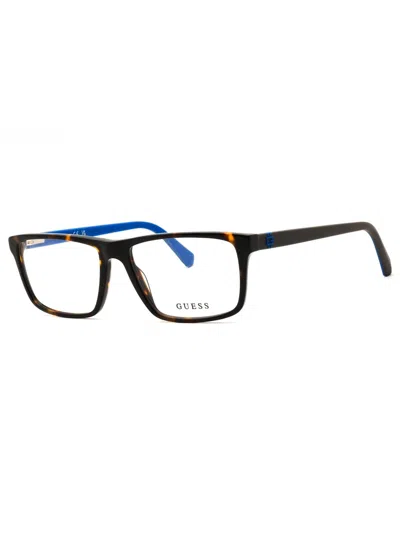 Guess Modern Rectangular Eyeglasses For Men In Multi
