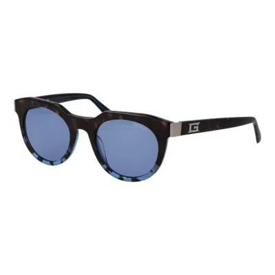 Guess Multicolor Acetate Sunglasses In Black