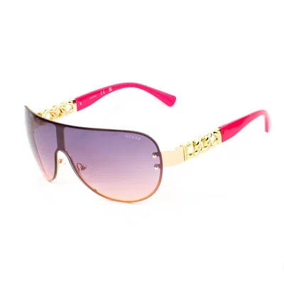 Guess Multicolor Metal Sunglasses In Pink