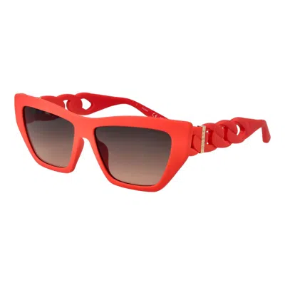 Guess Multicolor Plastic Sunglasses In Red