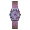 Guess Multicolor Stainless Steel Dress Watch In Multi