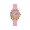 Guess Multicolor Synthetic Bracelet Watch In Pink
