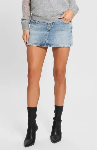 Guess Nani Denim Miniskirt In Blue