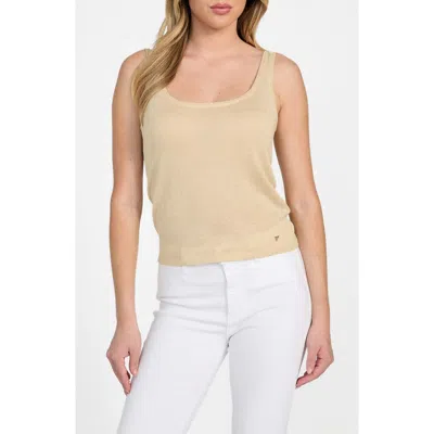 Guess Nellie Metallic Sweater Tank In Formentera