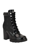 Guess Nellsan Lug Sole Bootie In Black