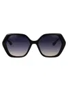 Guess Nero Lucido / Fumo Grad Injectate Sunglasses In Black