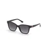 Guess Nero Lucido / Fumo Grad Injectate Sunglasses In Black
