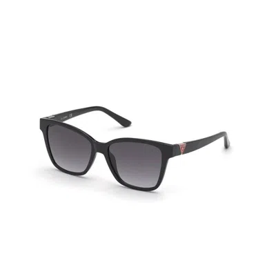 Guess Nero Lucido / Fumo Grad Injectate Sunglasses In Black