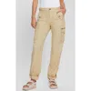 Guess Women's Nessi Cargo Pants In Calm Sands Multi