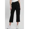 Guess Nessi Cargo Pants In Jet Black Multi