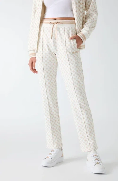 Guess New Aggie Straight Leg Pants In White